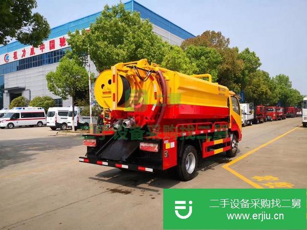 湖北出售二手東風福瑞卡清洗吸污車