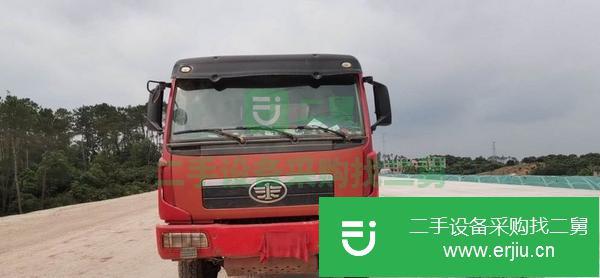 廣東出售二手解放牌前二后八輪自卸車