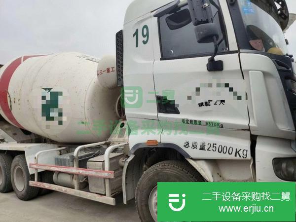 云南出售二手大12方三一攪拌車
