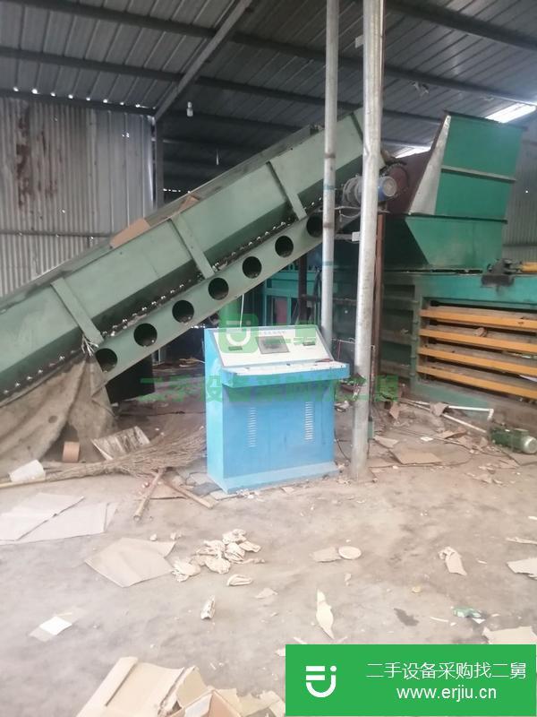 重慶出售二手160型帶門廢紙塑料瓶打包機