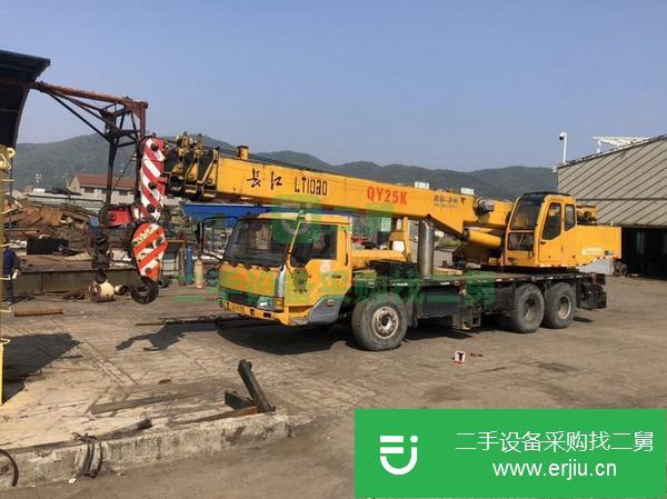 陜西出售二手長江25噸汽車吊