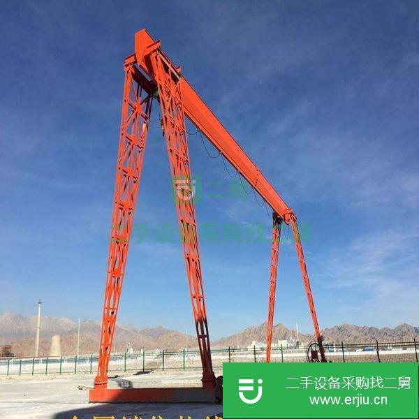 吉林出售二手6噸雙主梁龍門吊