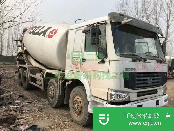 山西出售二手豪沃18方攪拌車