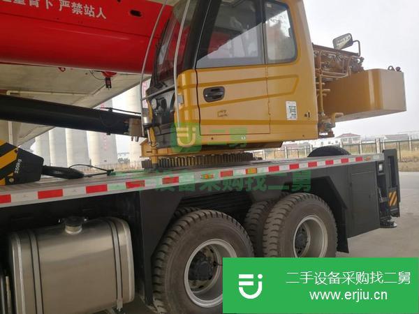 山東出售二手三一吊車，國五  先導操作，自重31.4噸，主臂40.5米