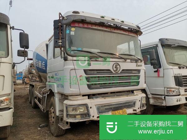 黑龍江出售二手國三12方攪拌車
