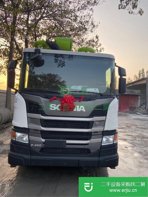 湖南出售二手中聯(lián)重科泵車，斯坦尼亞底盤