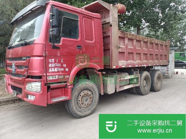 山東出售二手國四豪沃自卸車