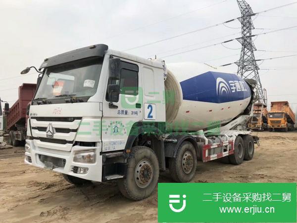安徽出售二手國四豪沃混泥土攪拌車