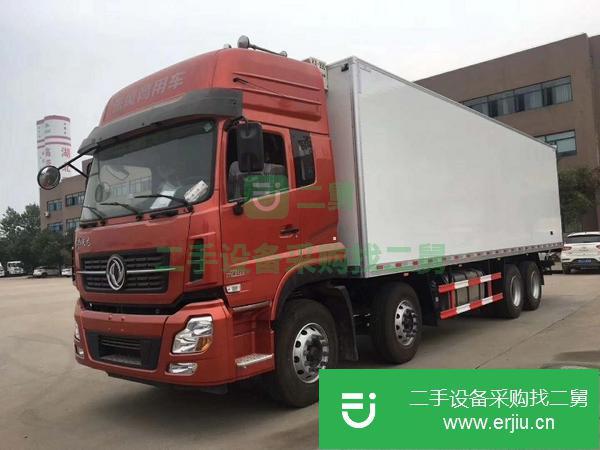 湖北出售前四后八東風天龍冷藏車，可分期