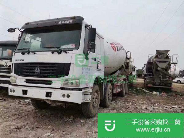 河南出售二手豪沃攪拌罐車