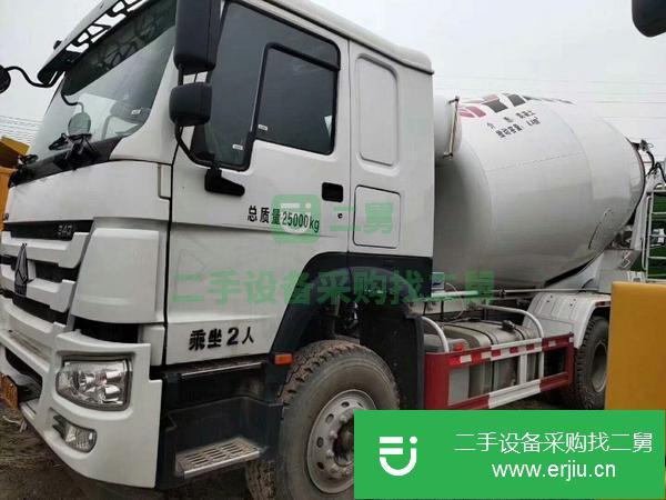 河北出售二手豪沃混泥土攪拌車