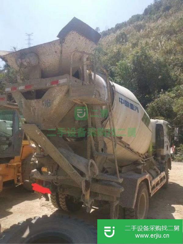 河北出售二手重汽王牌攪拌車
