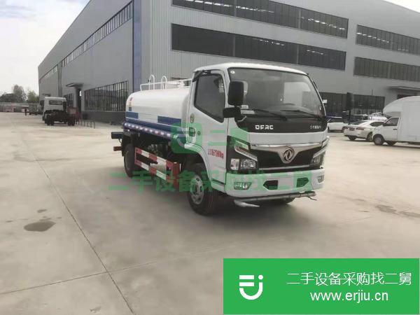 湖北出售二手國六東風福瑞卡5噸工地灑水車