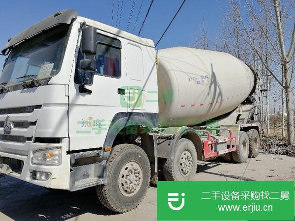 陜西出售二手國五排放20方混凝土攪拌車豪沃