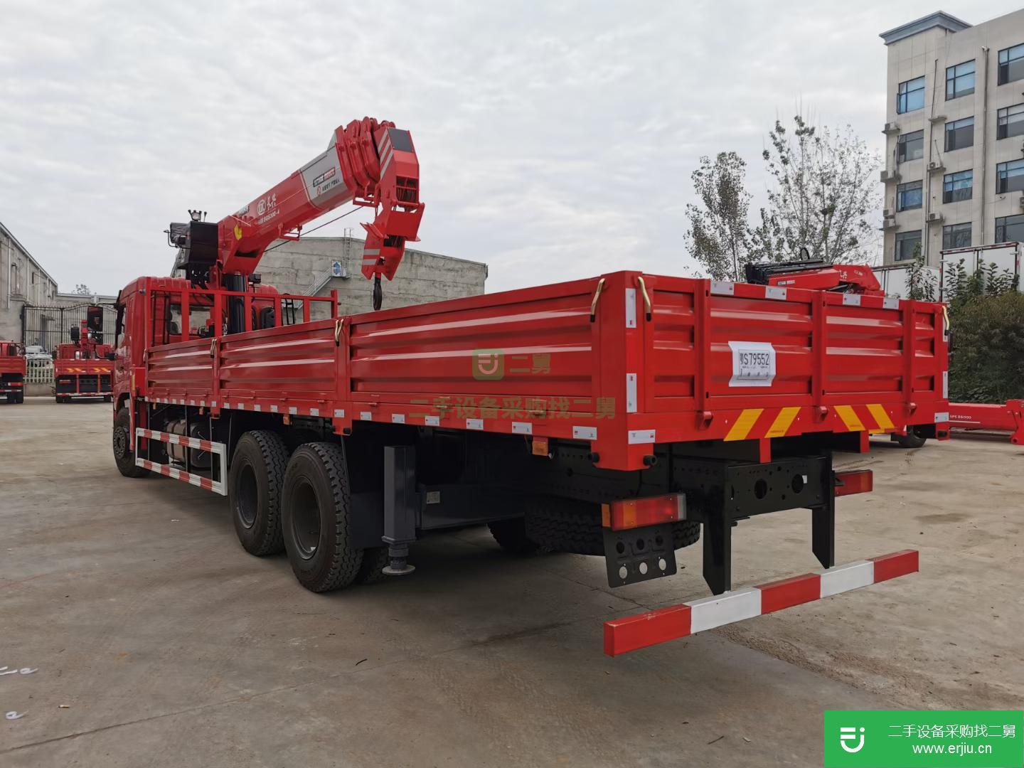 湖北出售二手東風F5后八輪隨車吊