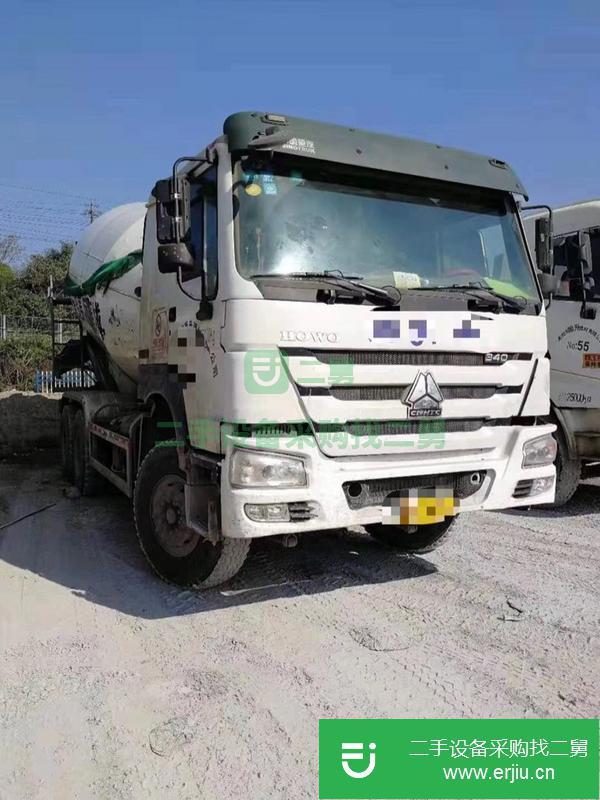 湖南出售二手豪沃大十二方攪拌車