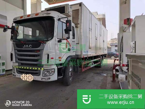 江西出售二手江淮7米8冷藏車，國五排放