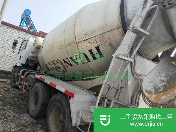 天津出售二手國五10方雙橋攪拌車