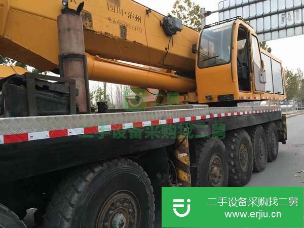 河南出售二手長江130噸五節臂汽車吊
