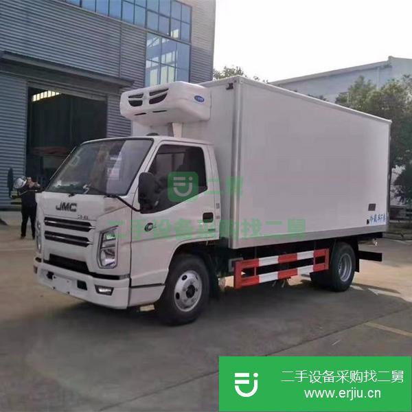 湖北出售二手帶肉鉤五十鈴冷藏車