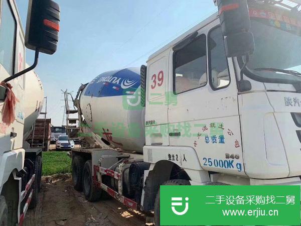 天津出售二手德龍14方攪拌車