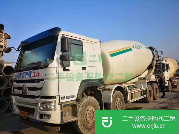 山東出售二手豪沃國五22方攪拌車