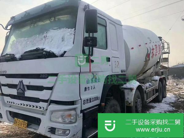 新疆出售二手歐曼混凝土攪拌罐車(chē)