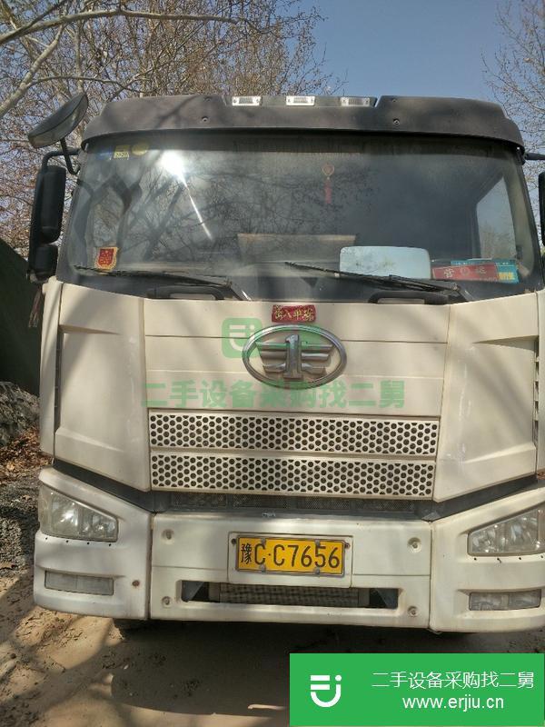 河南出售二手解放攪拌車，手續齊全
