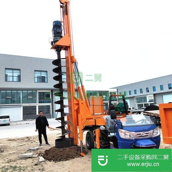 山西出售二手螺旋式打樁機