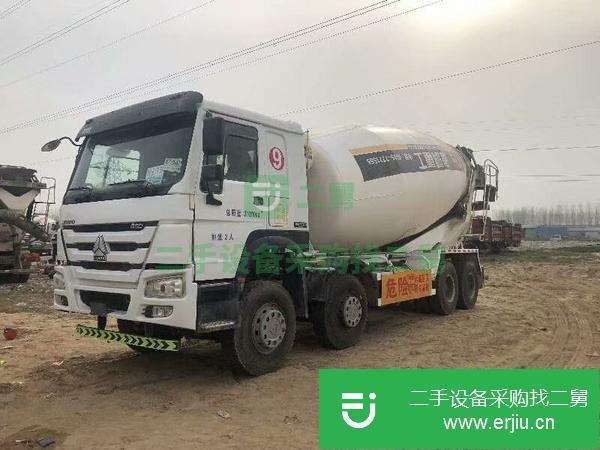 山東出售二手豪沃混泥土攪拌車