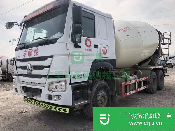 河北出售二手豪沃國五大14方攪拌車