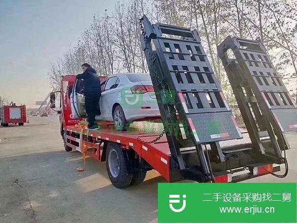 安徽出售二手解放龍v平板運輸車