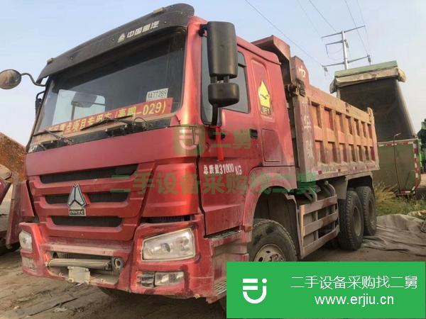 寧夏出售二手豪沃國四自卸車