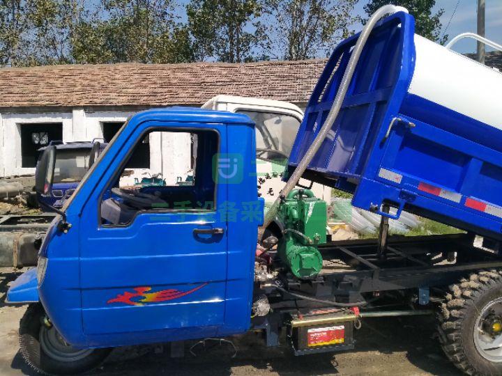 山西出售二手的農用三輪工程類加重型吸糞車