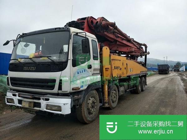 山東出售二手46米三一泵車 車況板正