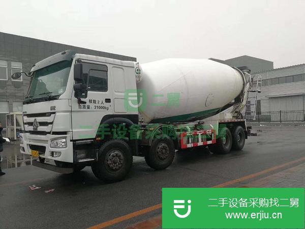 遼寧出售二手12立方豪沃國五攪拌車