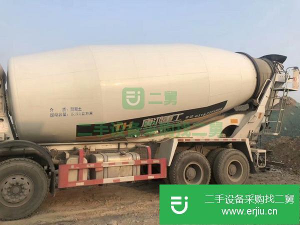 河南出售二手豪沃國五大20方攪拌車