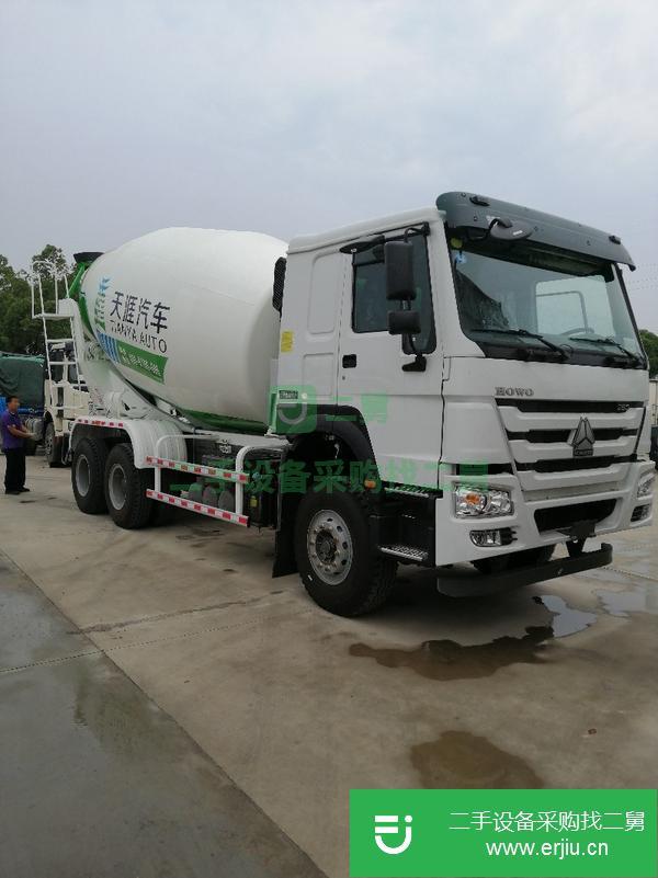 湖北出售二手豪沃15方攪拌車