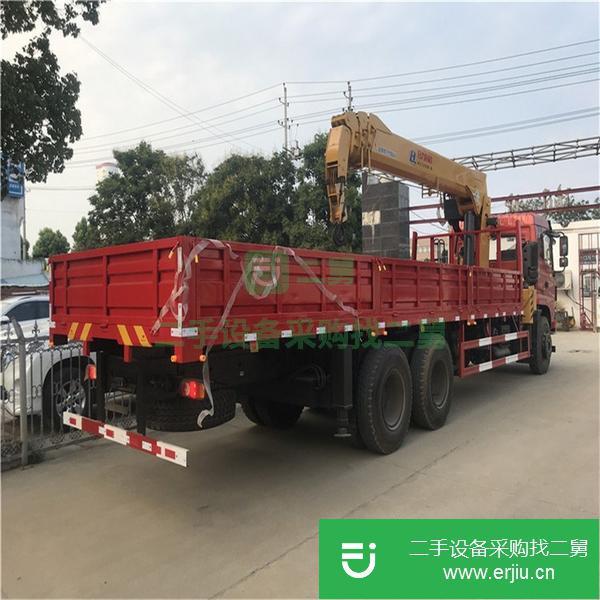 湖北出售二手12噸后八輪隨車吊