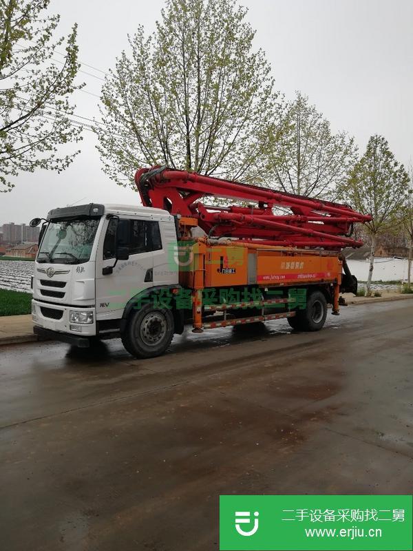 河南出售二手國五九合33米泵車