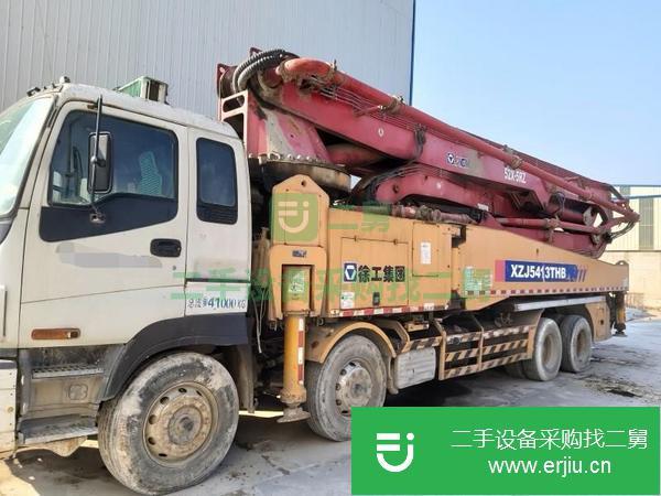 江蘇出售二手徐工52米泵車