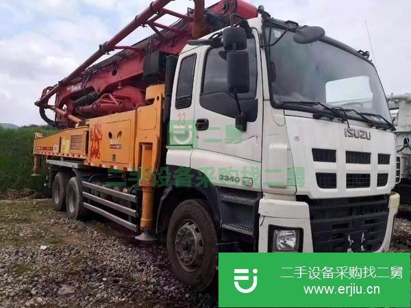 內蒙古出售二手三一重工49米泵車
