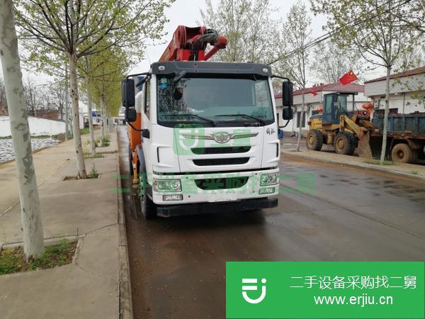 河南出售二手國五九合33米泵車