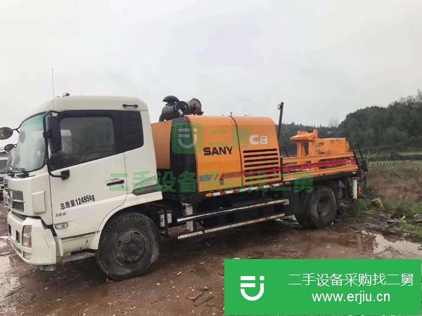 陜西出售二手三一重工10020車載泵國四