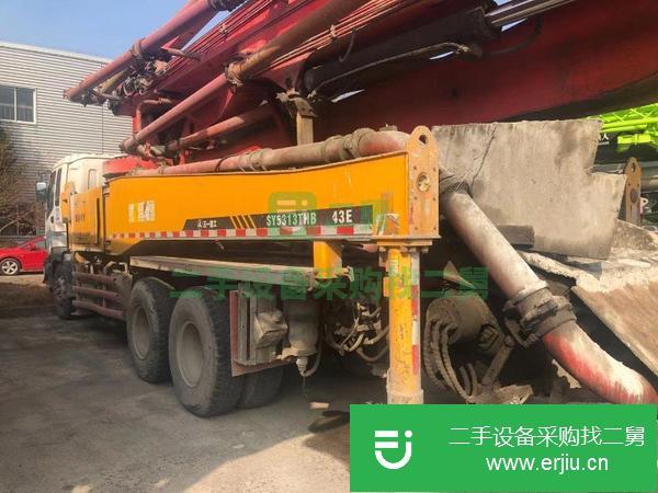 北京出售二手三一泵車，43米手續齊全