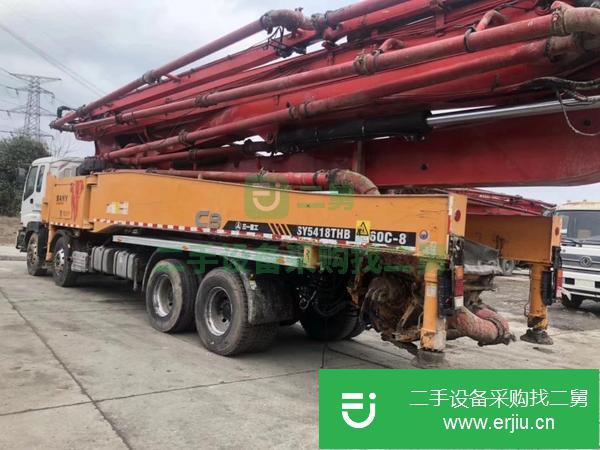 山東出售二手三一56米泵車