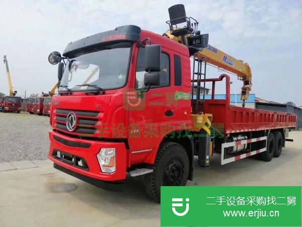 山西出售二手東風(fēng)后八輪12噸隨車吊