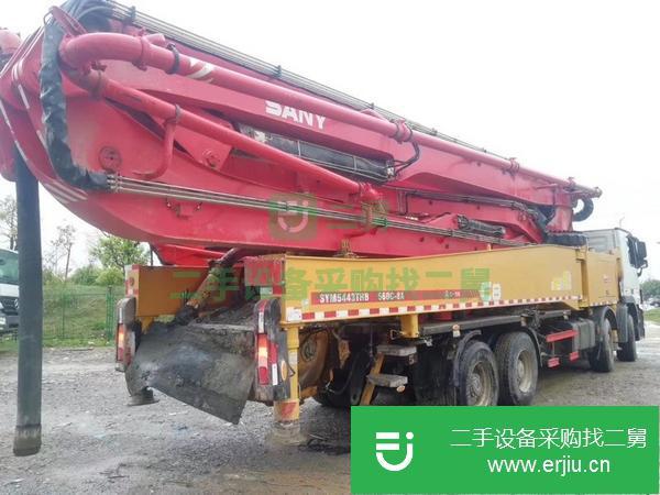 山西出售二手18年三一國五56米泵車