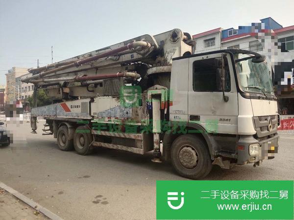 黑龍江出售二手47米泵車