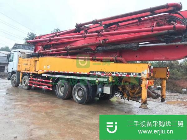 河南出售二手三一52米泵車